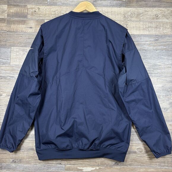 Nike Denver Broncos Pullover Mens M Blue Storm-fit On-field Lightweight 1/4 Zip - Picture 2 of 11